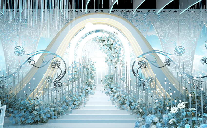 盐源釡香烙馍村水晶厅效果展示